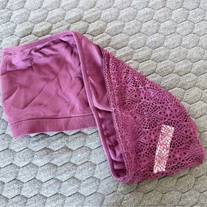 Victoria's Secret Plum Lace Top